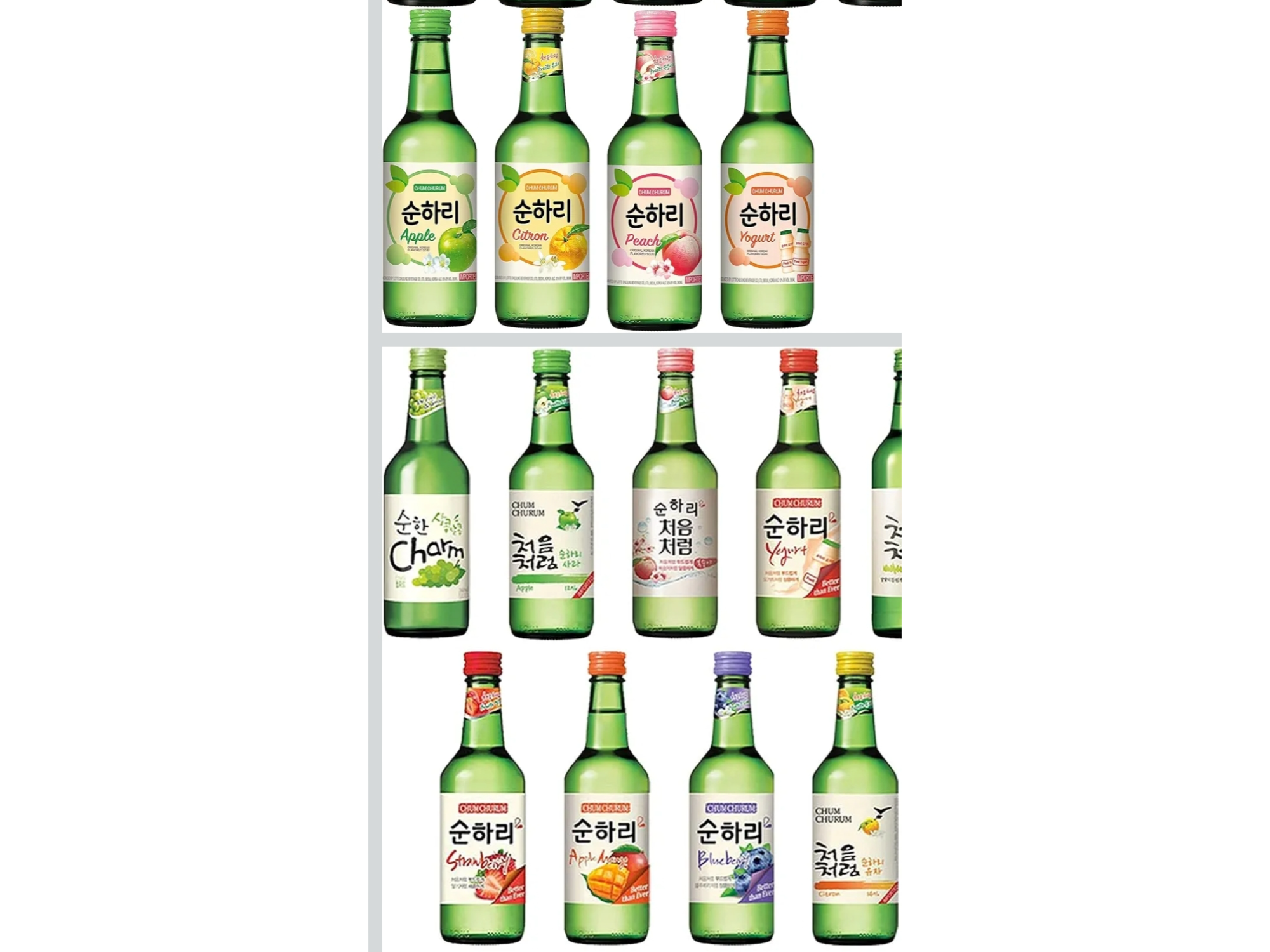 Soju Lotte Sabores a elección