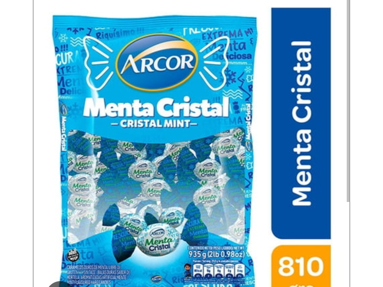 Caramelos Menta Cristal