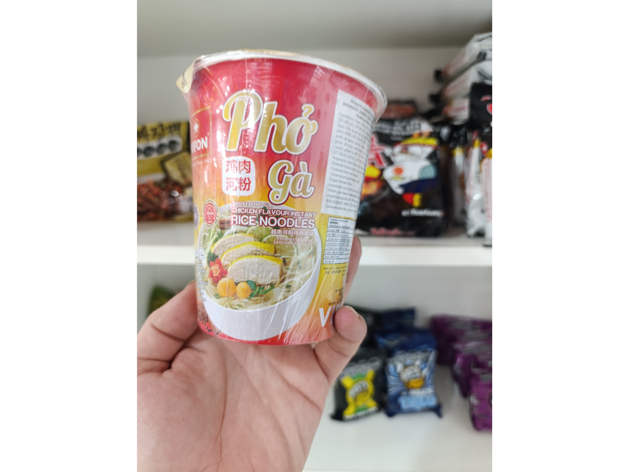 Fideos de Arroz al estilo Vietnamita sabor a Pollo o Carne de Res