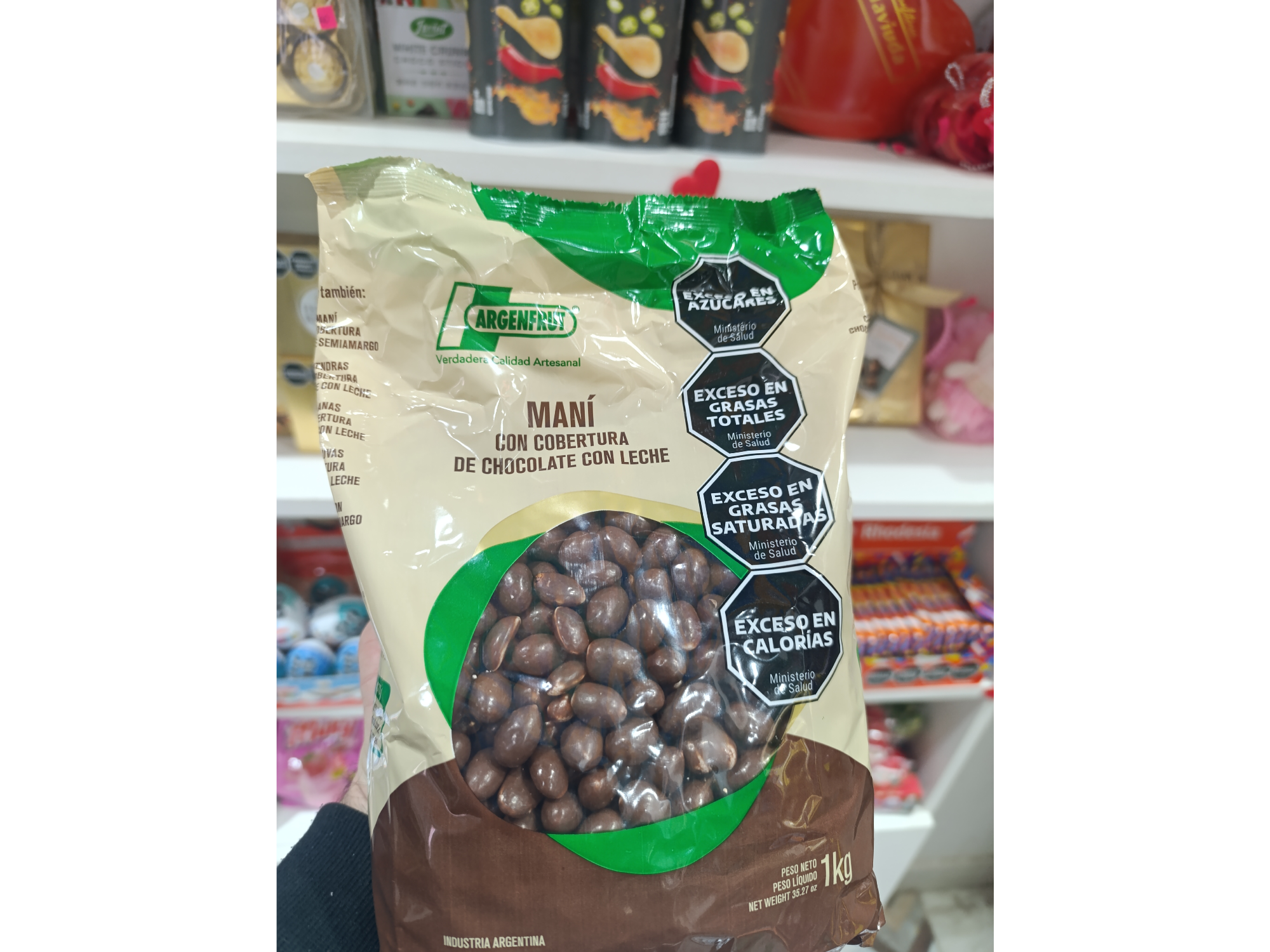 Maní con chocolate Leche