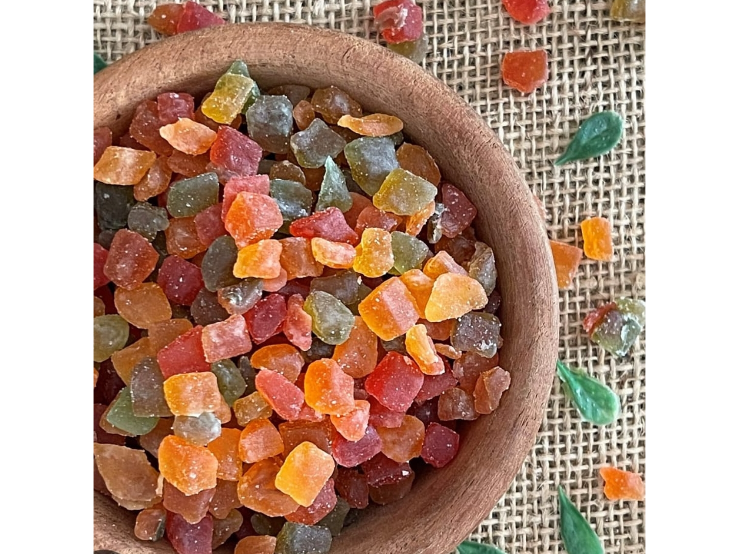 Papaya en Cubo Multicolor