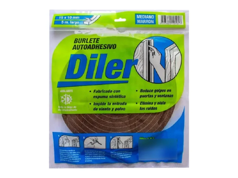 BANMburletes autoadhesivox10x10x5 normal marron