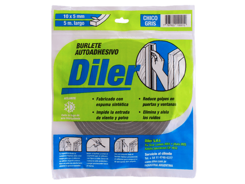 BACHburletes autoadhesivox10x5x5 chico