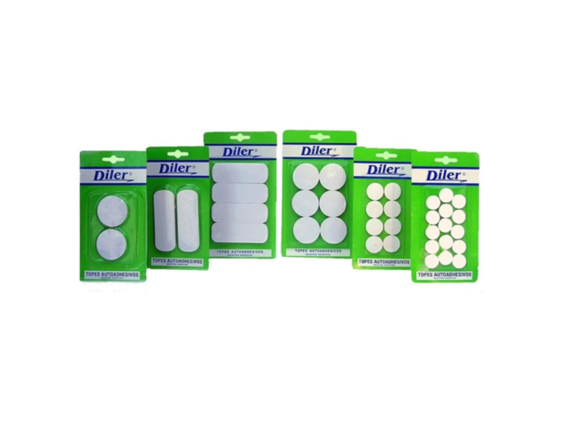 TRBtope autoadhesivo rectangularxBlanco x2