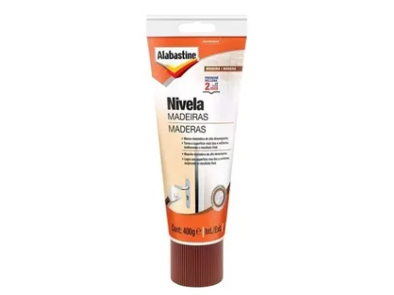 NIVELA MADERA BLANCO 400 gr ALABASTINE  {12}