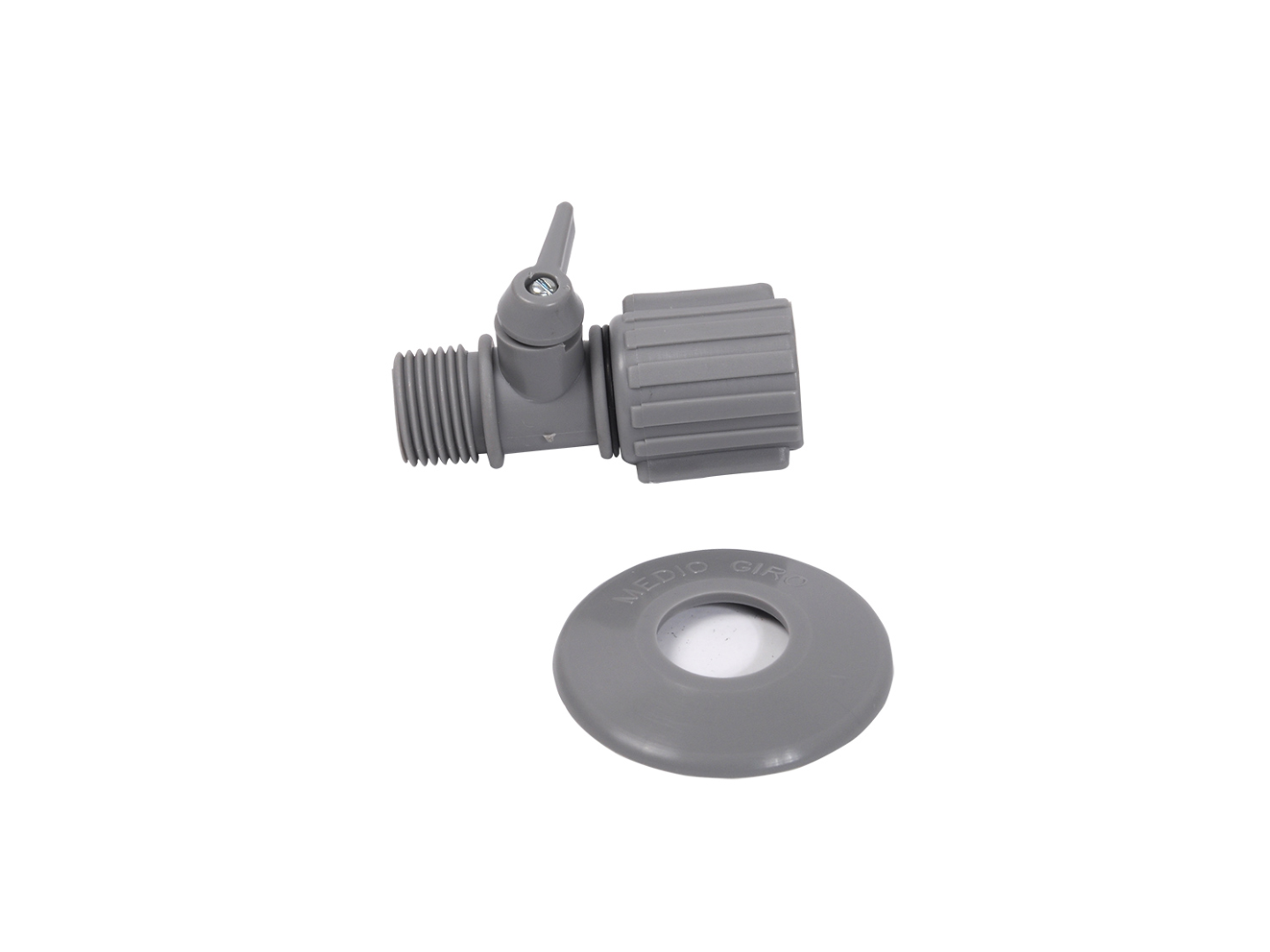 MINI VALVULA P/ FLEXIBLE 1/2 (PLASTICA)