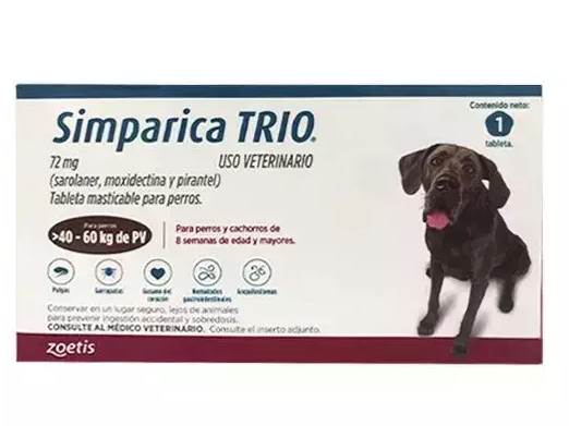 Simparica Trio 40 a 60 kg