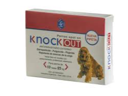 Knock out 10 a 25 kg perros