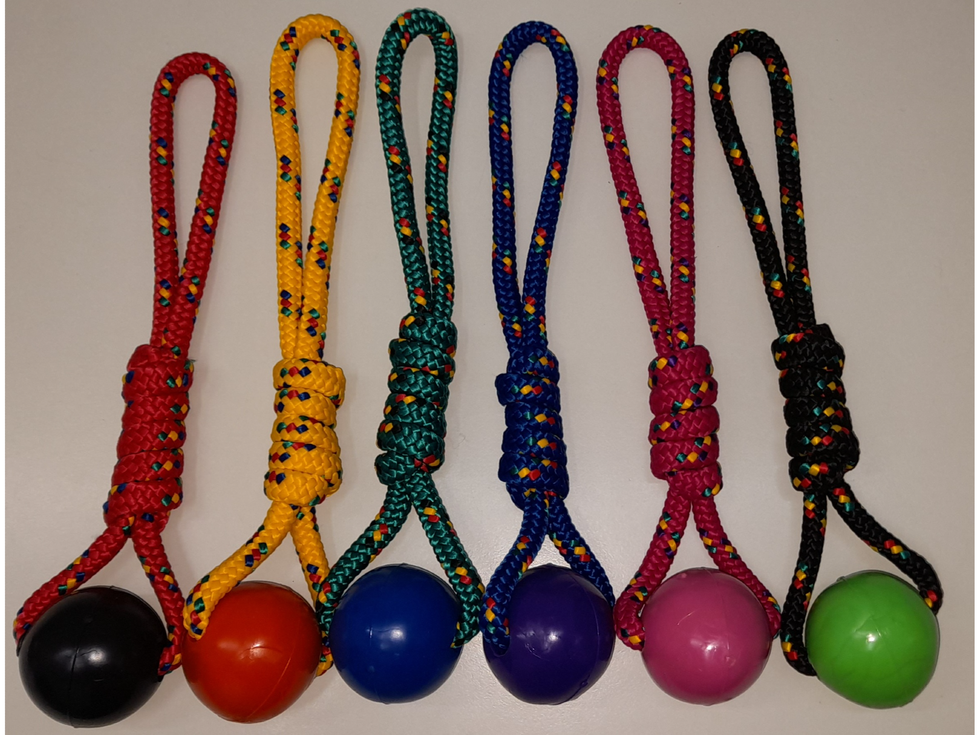 Pelota Blanda Con Soga