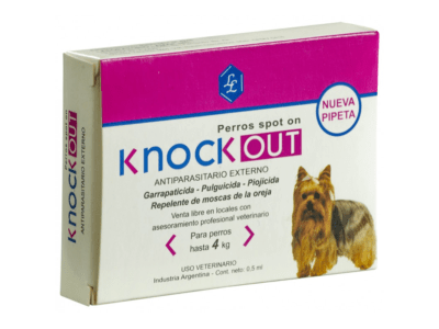 Knock Out  hasta 4kg perro