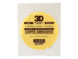 PAD AMARILLO CORTE ABRASIVO 3D 7'