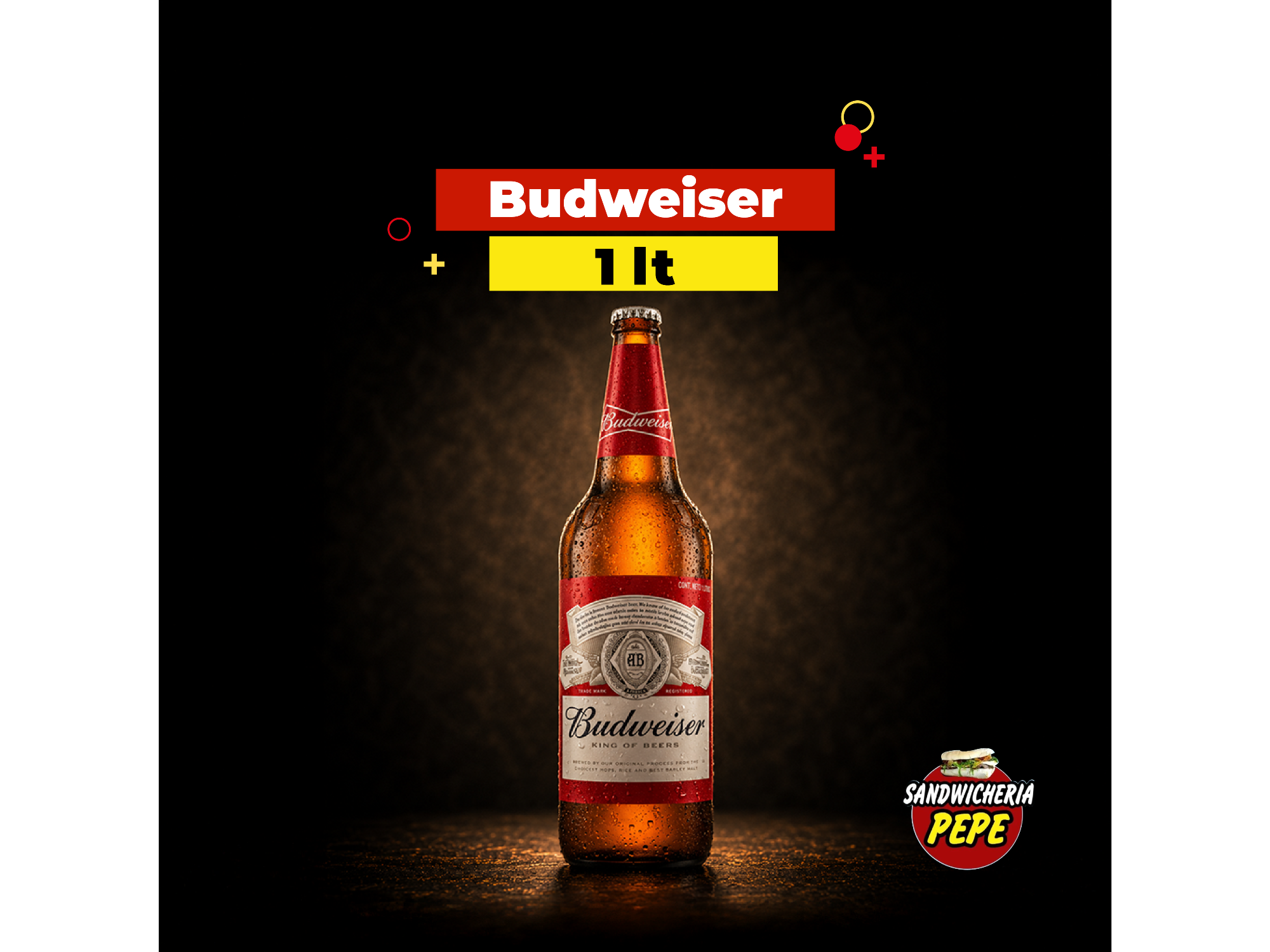 BUDWEISER 1LT