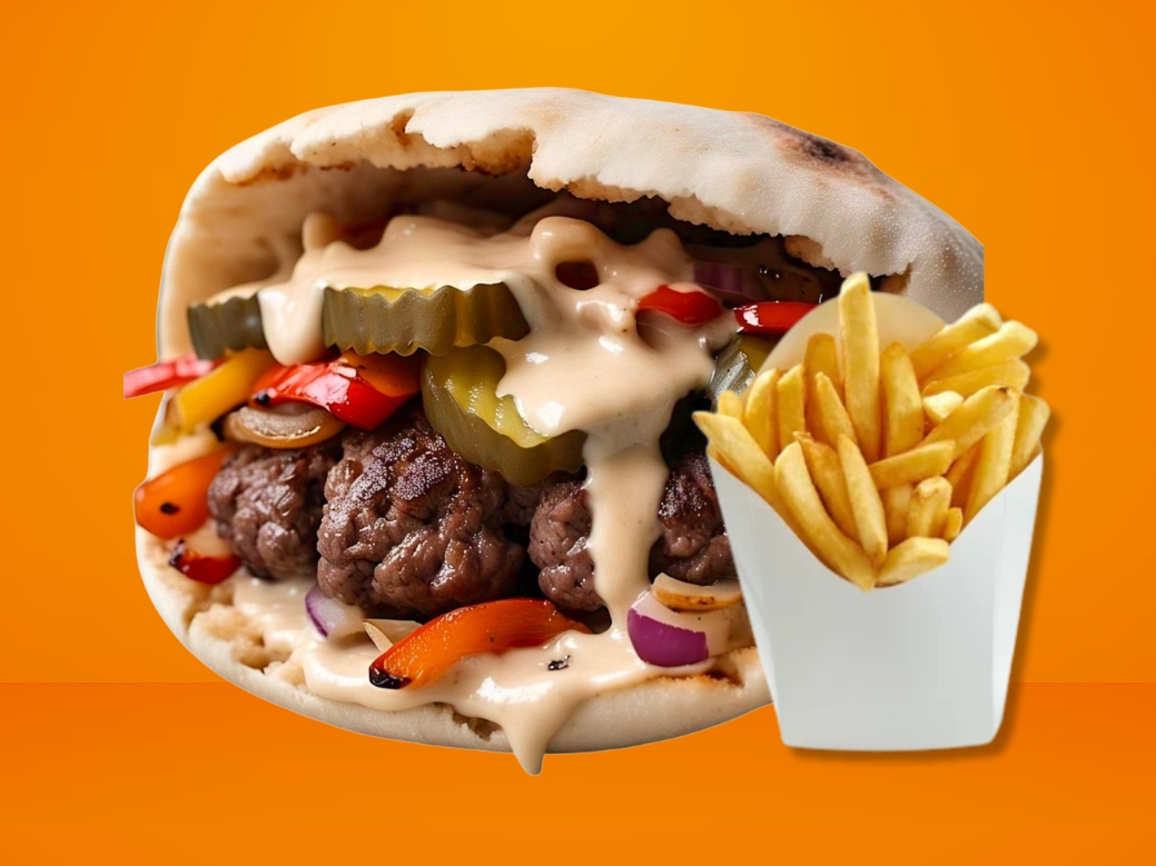 Kebab Carne + Papas