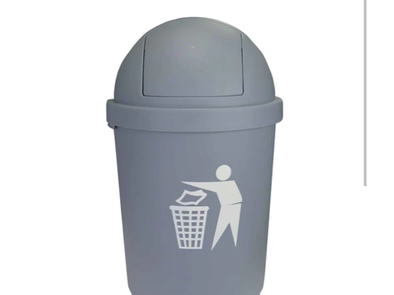 Cesto basura 10 litros gris