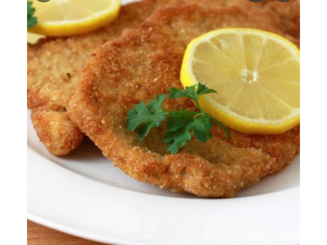 MILANESA DE PECETO Y LIMON