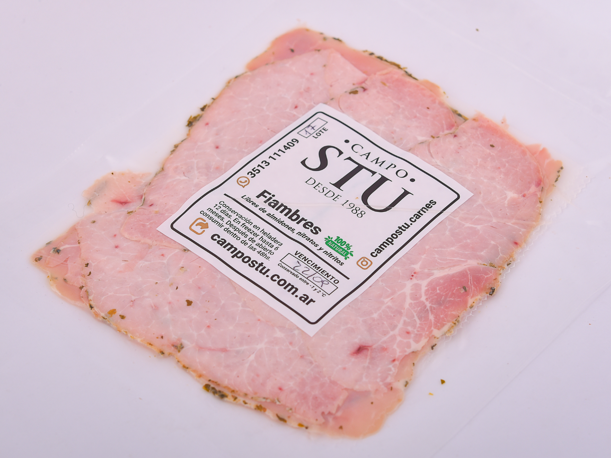 JAMON NATURAL A LAS FINAS HIERBAS