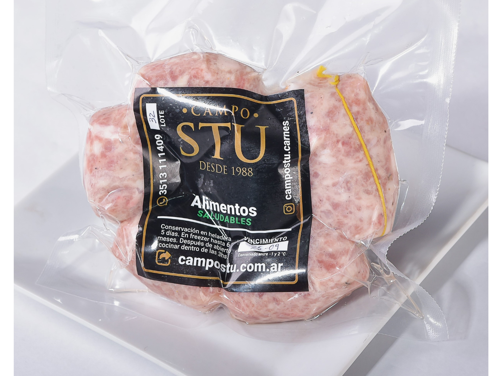 CHORIZO  BOMBON PURO DE CERDO