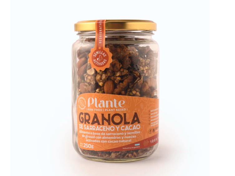 GRANOLA  DE SARRACENO Y CACAO 250 gr