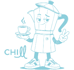 Logo Chill Coffee Vibes