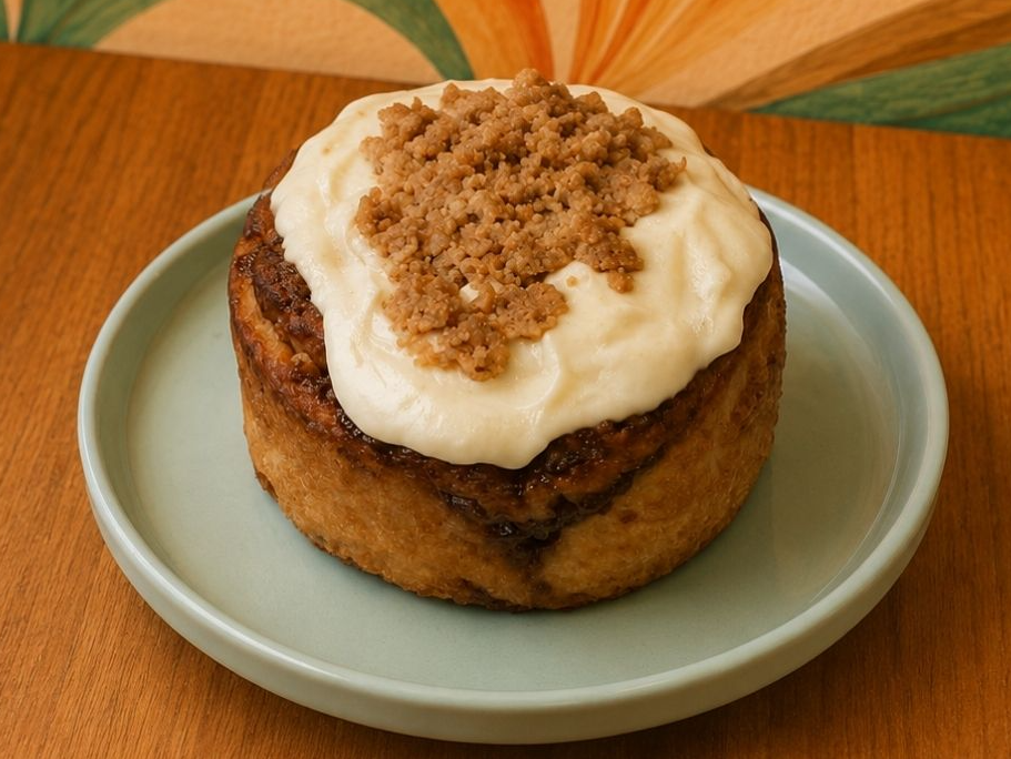 Roll Canela y Crumble Manzana