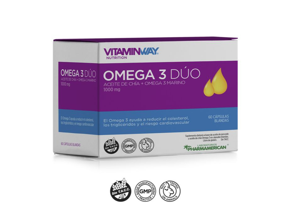 Duo Omega 3 X 60 CAP VITAMIN WAY