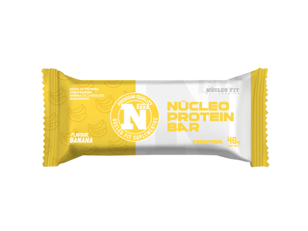 NUCLEO PROTEIN BAR - X 46G - NUCLEO FIT - SABOR BANANA