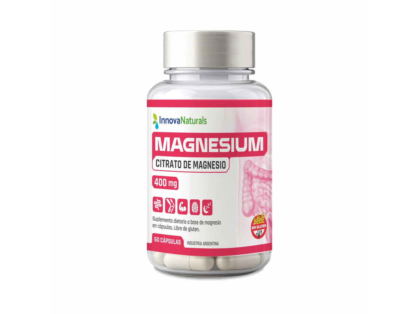 Citrato de magnesio - x60 capsulas - Innovanaturals