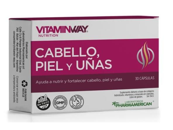Cabello Piel y Uñas CAP X 30 VITAMIN WAY