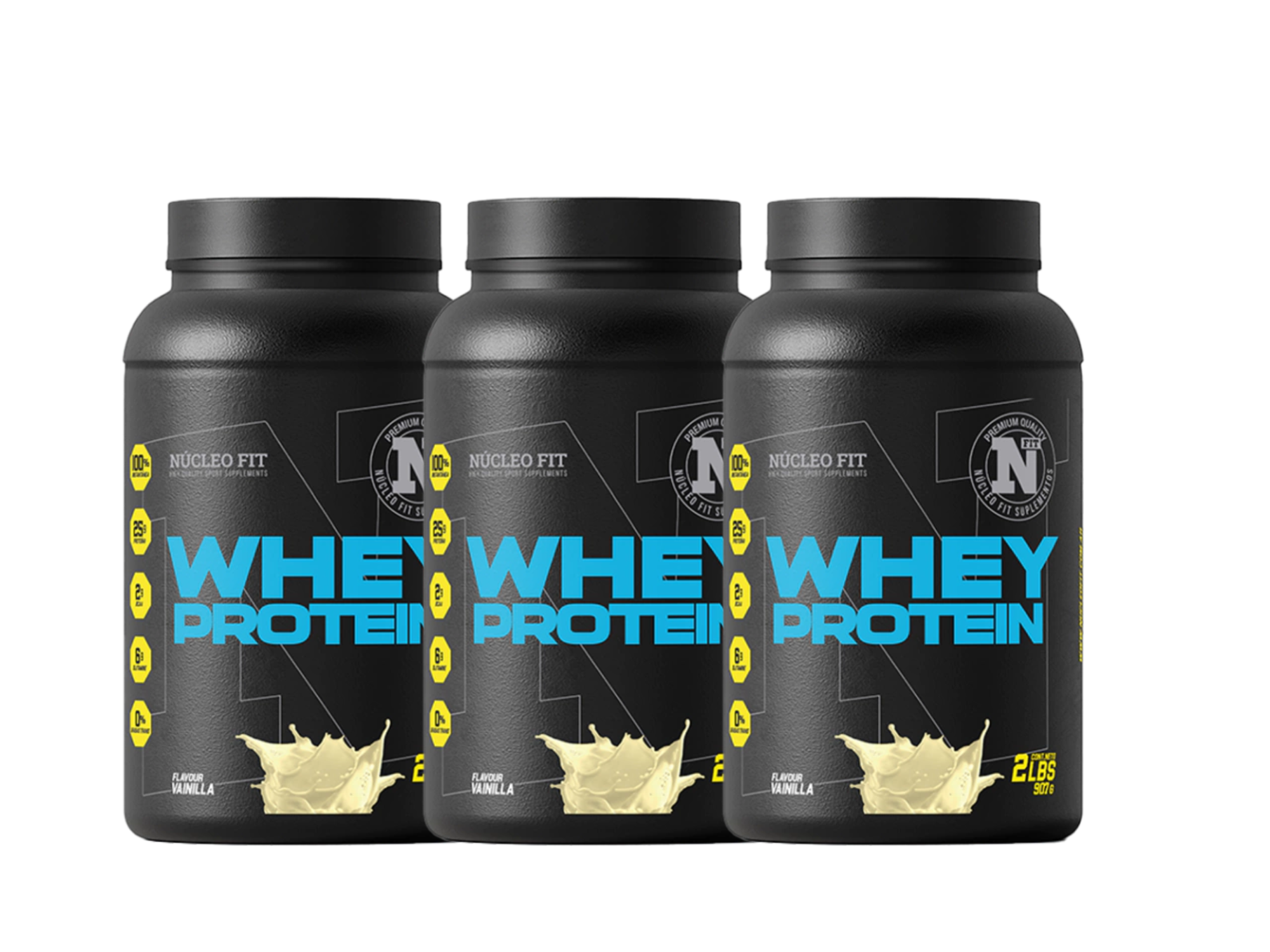 COMBO X3 WHEY PROTEIN 2LB NUCLEO FIT