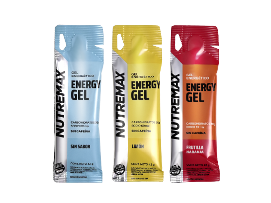 ENERGY GEL (42g) - NUTREMAX - SIN CAFEINA - LIMON