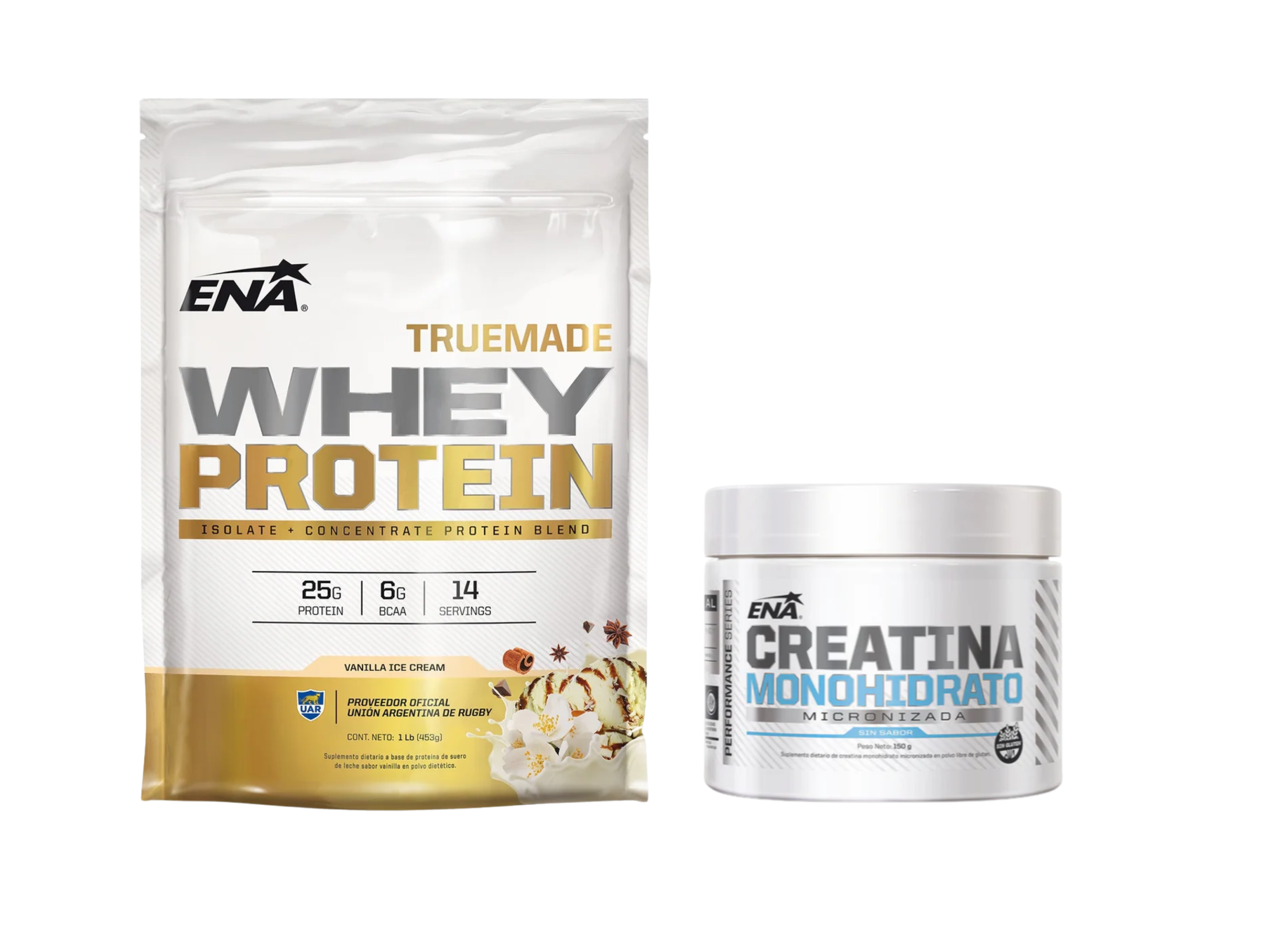 COMBO | TrueMade Whey Protein 1lb + Creatina Monohidrato 150g