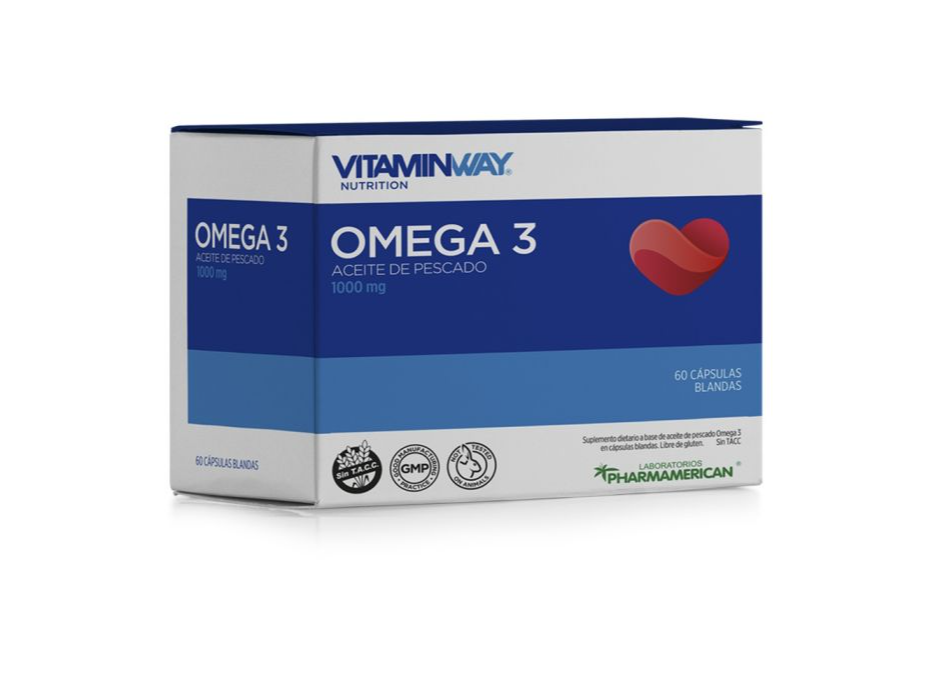 Omega 3 Capsulas X 60 VITAMIN WAY