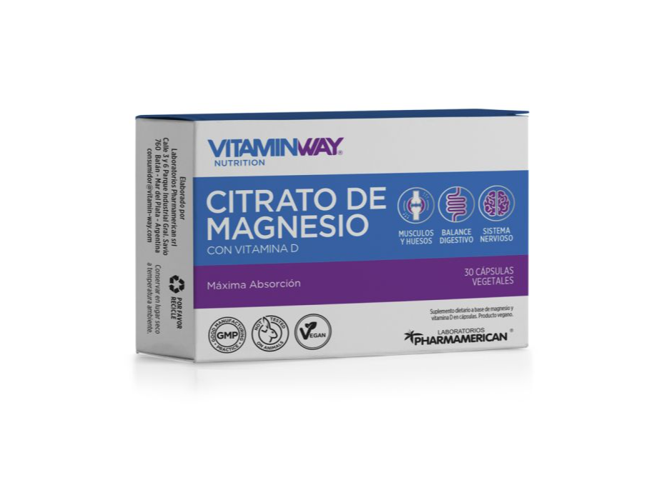 CITRATO DE MAGNESIO 420mg x 30 CAPS