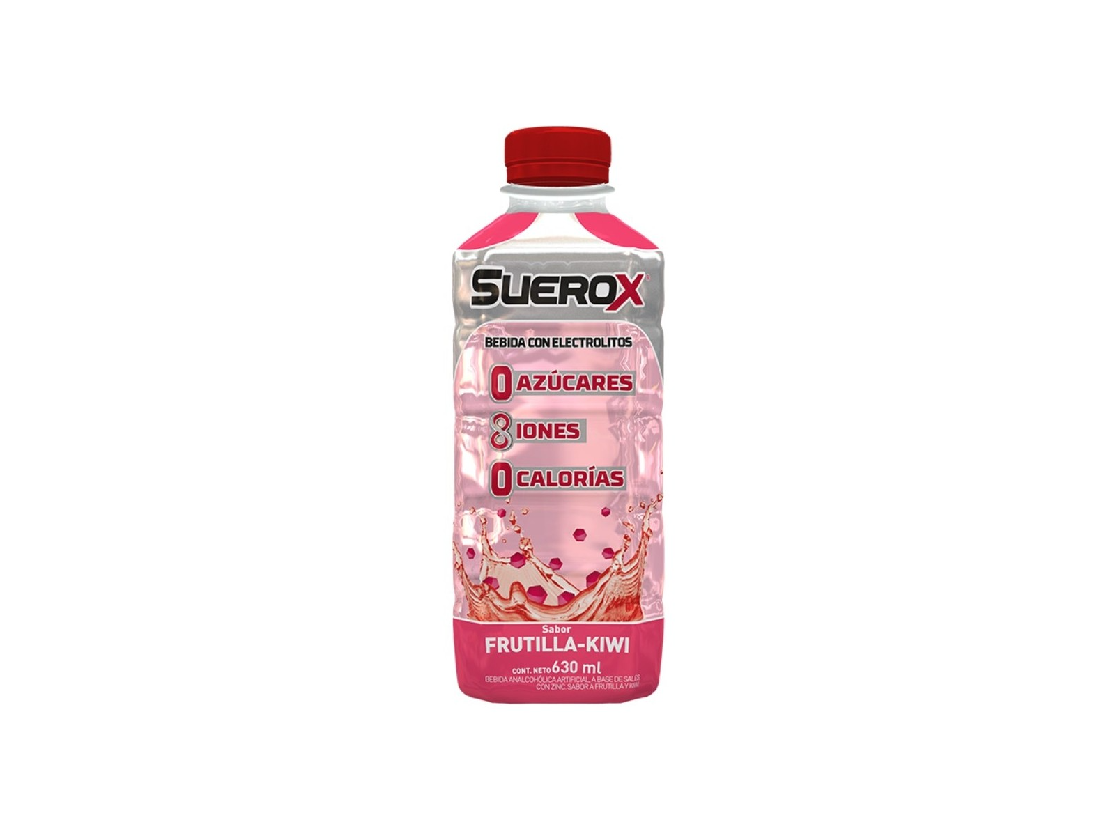 Bebida con Electrólitos Suerox kiwi frutilla x 630 ml