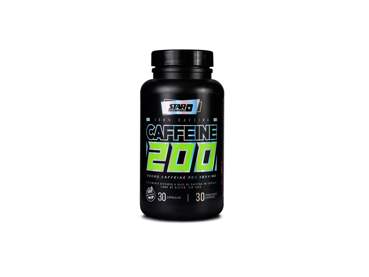 Caffeine 200 - 30 Cápsulas STAR NUTRITION