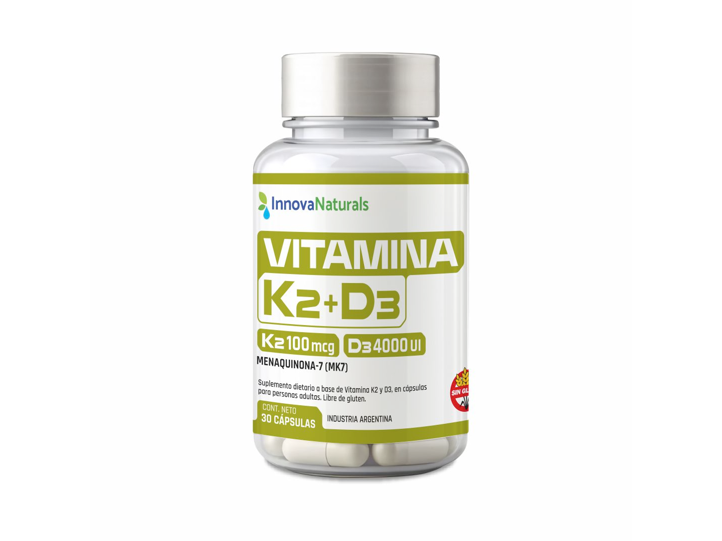 Vitamina D3 + K2 - x30 Capusulas