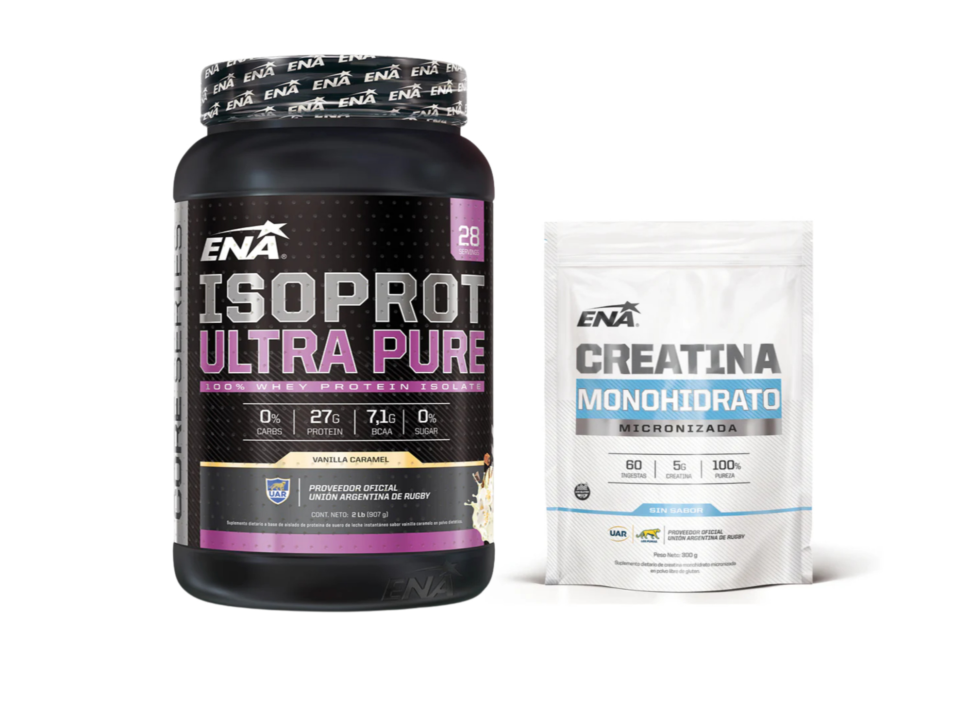 COMBO l Isoprot 100% Isolate 907g + Creatina Monohidrato 300g