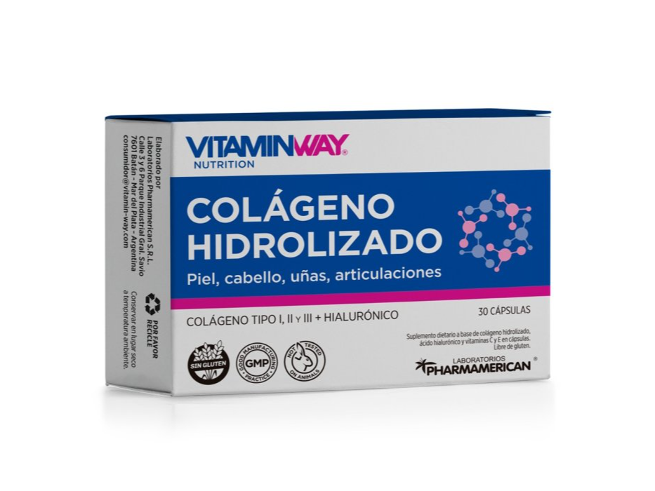 COLAGENO HIDROLIZADO x 30 CAPS - VITAMIN WAY