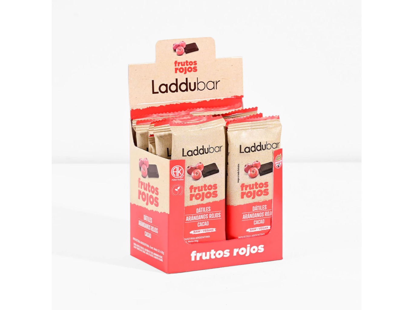 LADDUBAR FRUTOS ROJOS X12