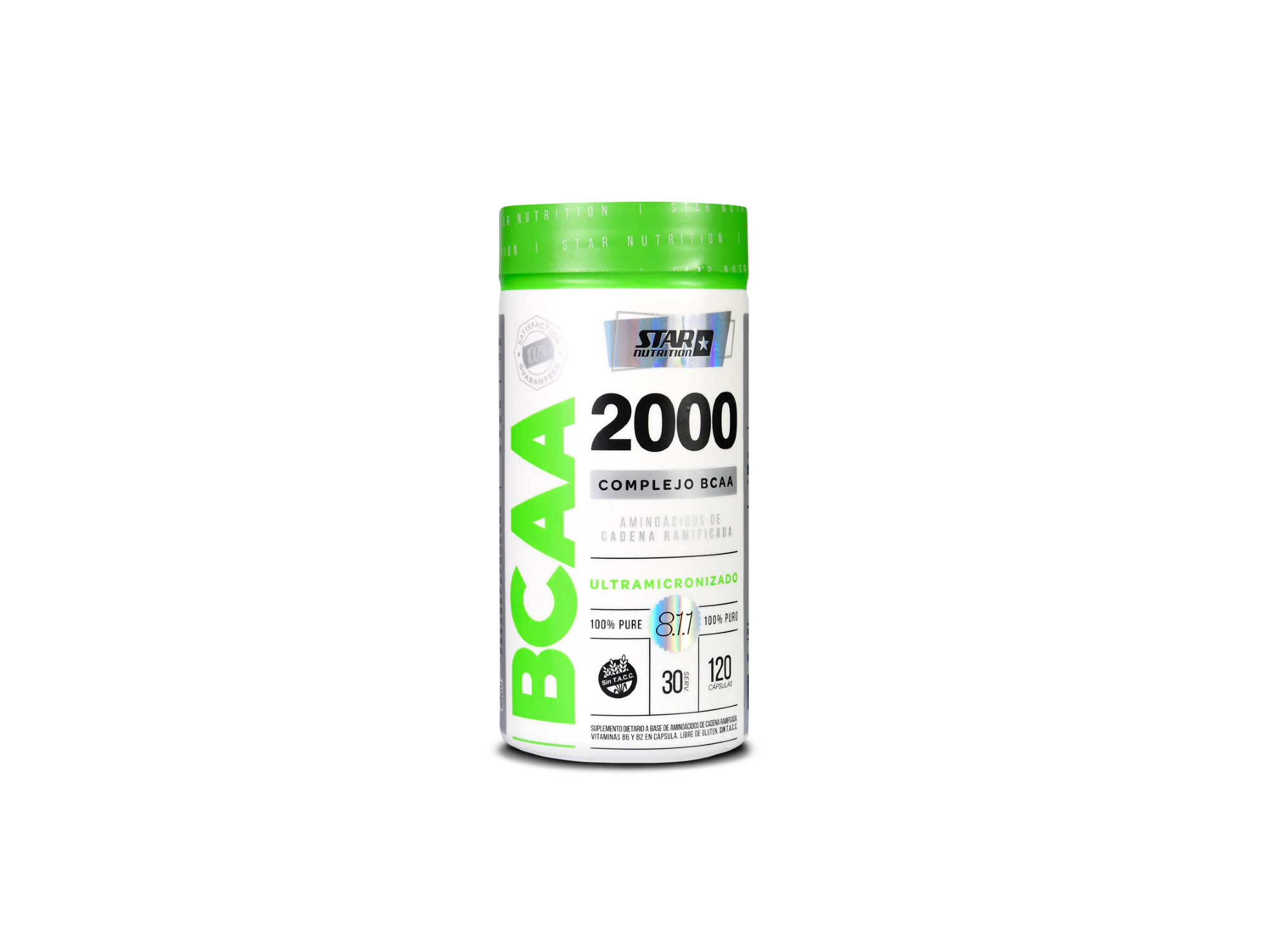BCAA 2000 - 120 Cápsulas STAR NUTRITION