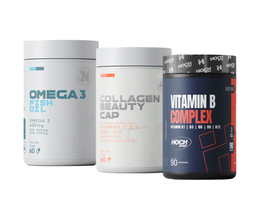 COMBO MAMA HOCH SPORT I OMEGA 3 + COLLAGEN BEAUTY + VITAMINA B COMPLEX