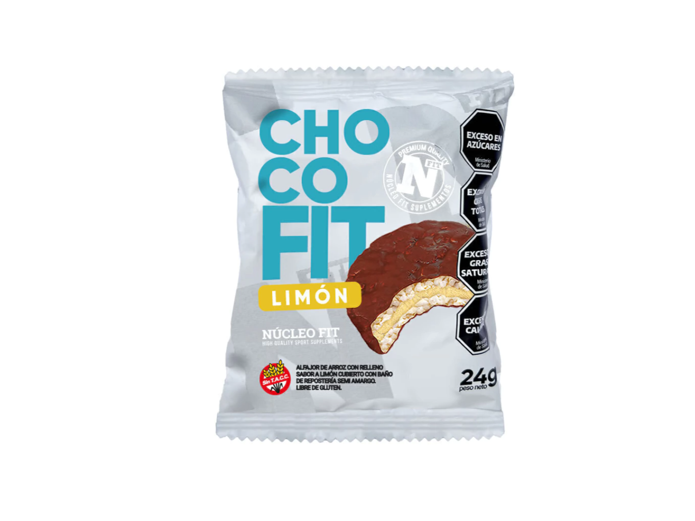 Alfajor Fit 24 G NUCLEO FIT - SABOR LIMON
