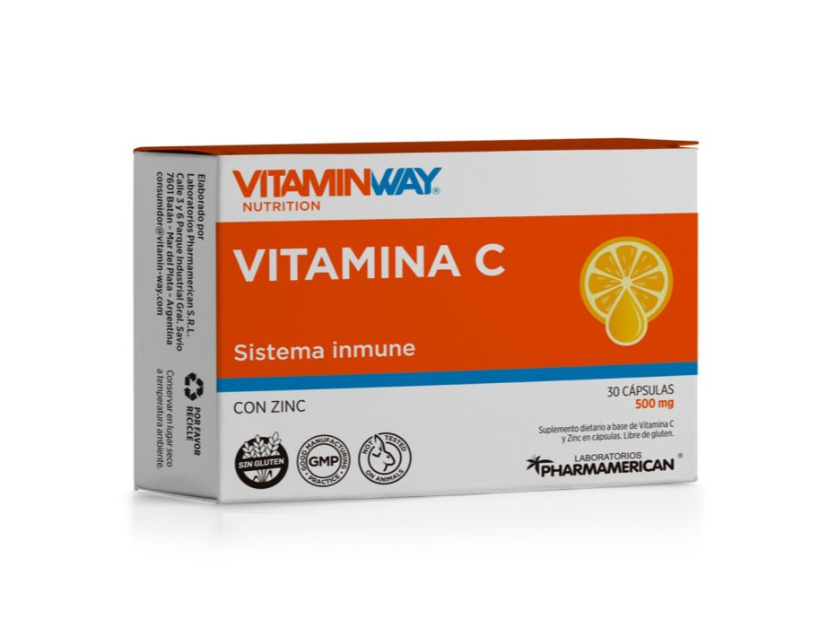VITAMINA C x30 Capsulas - VITAMIN WAY