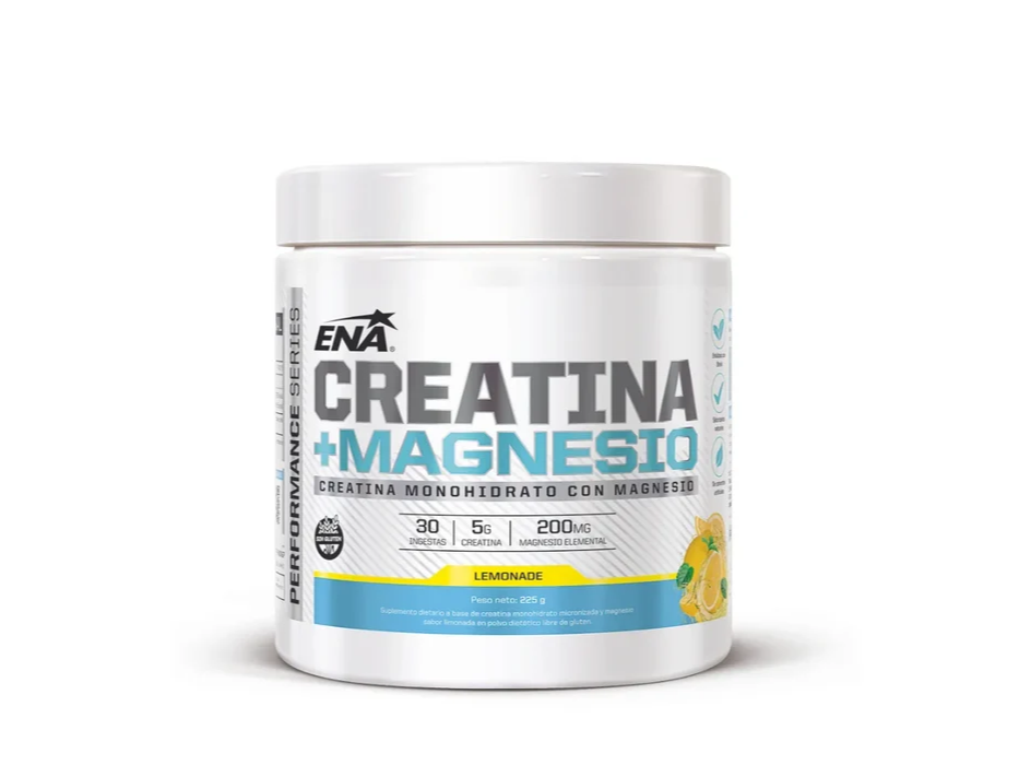 Creatina + Magnesio 225g Lemonade de WORLDPROTEIN