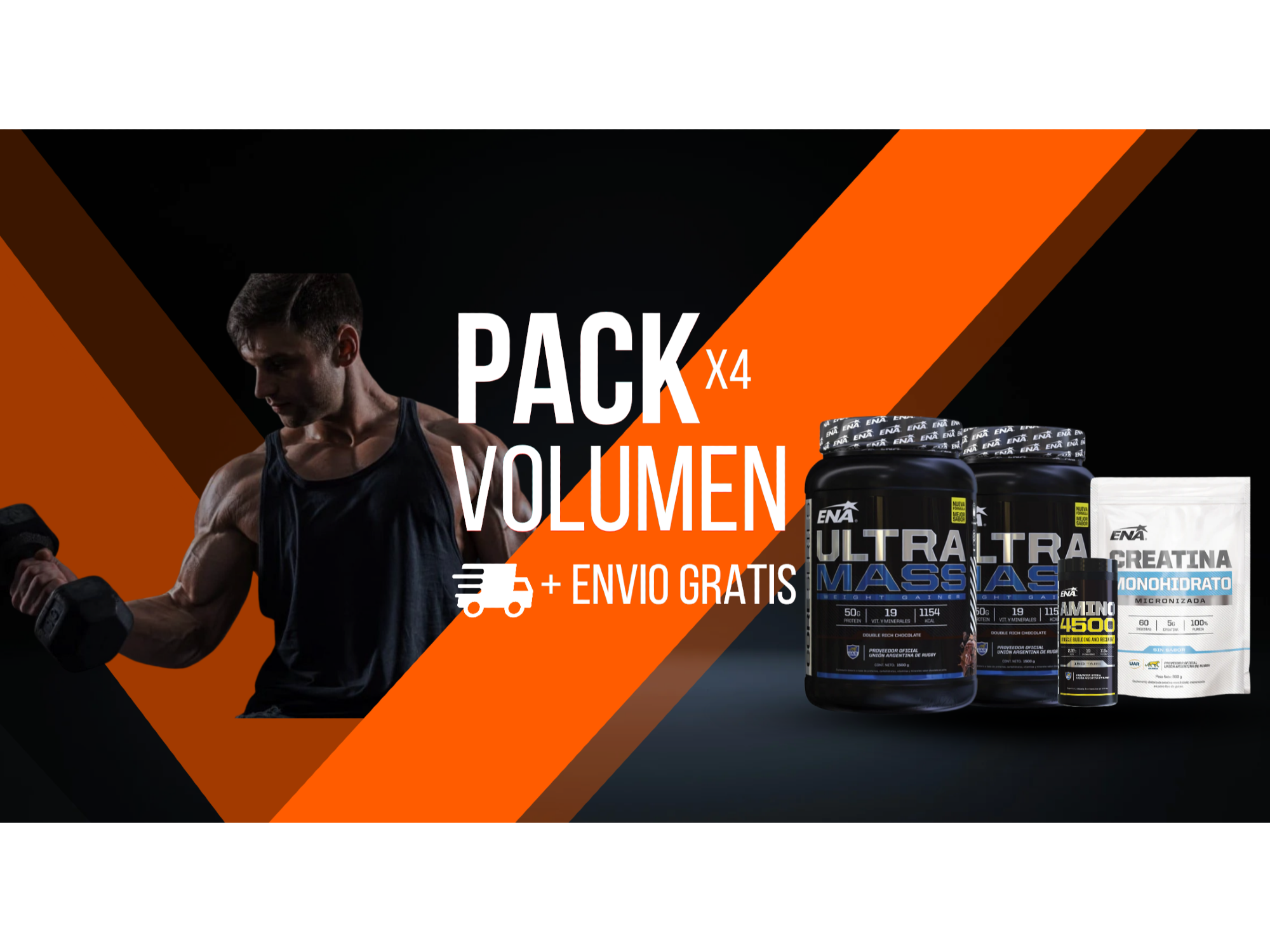 PACK VOLUMEN (Aumento de masa muscular)
