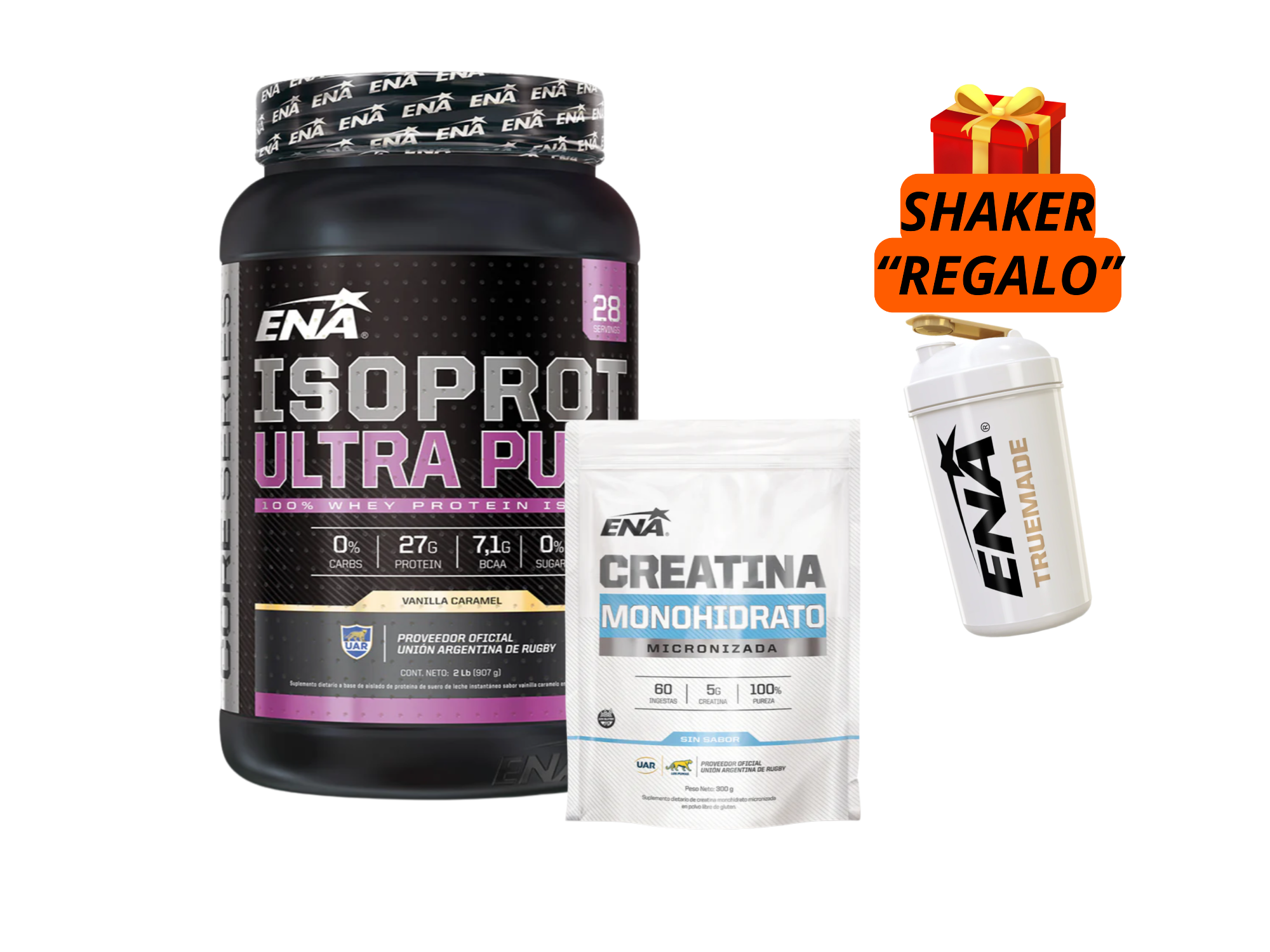 COMBO l Isoprot 100% Isolate 907g + Creatina Monohidrato 300g