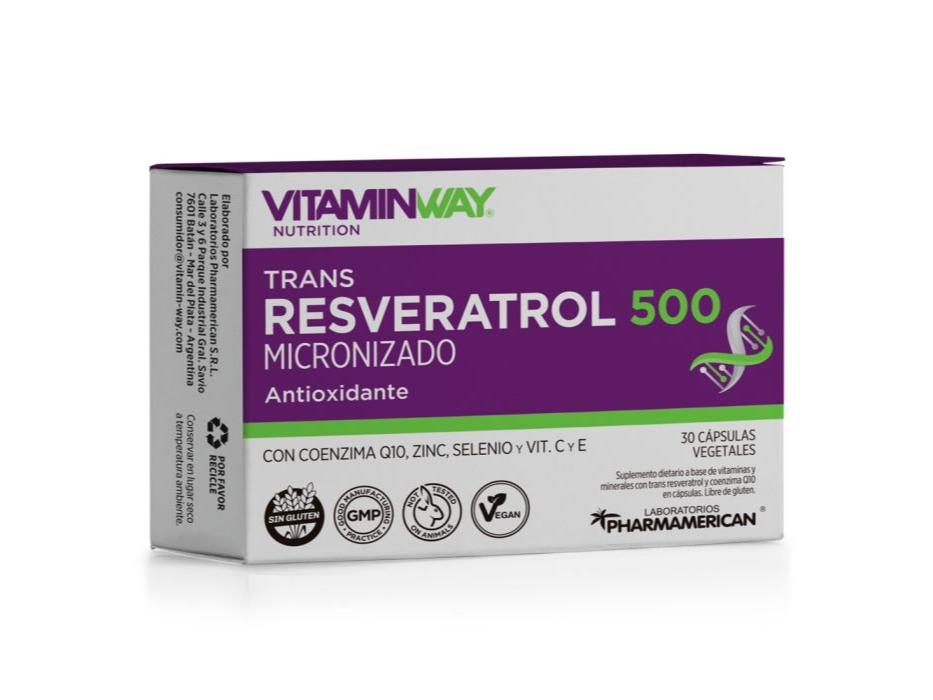 RESVERATROL 500 CAP X 30
