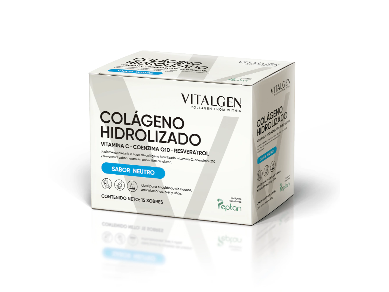 Colágeno Hidrolizado sabor neutro (15 sobres) VITALGEN