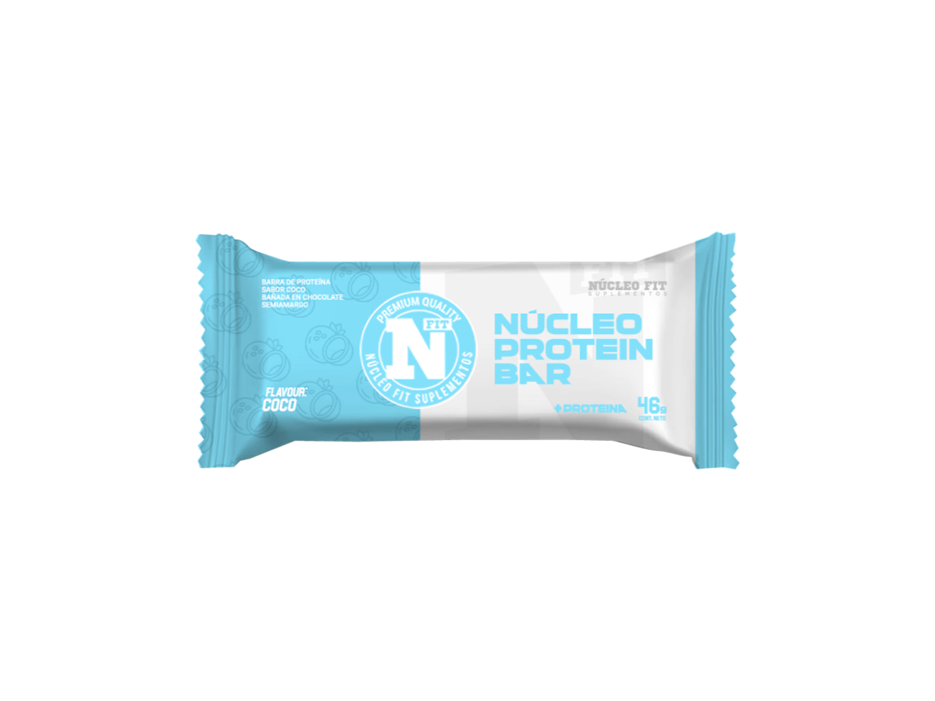 NUCLEO PROTEIN BAR - X 46G - NUCLEO FIT - SABOR COCO