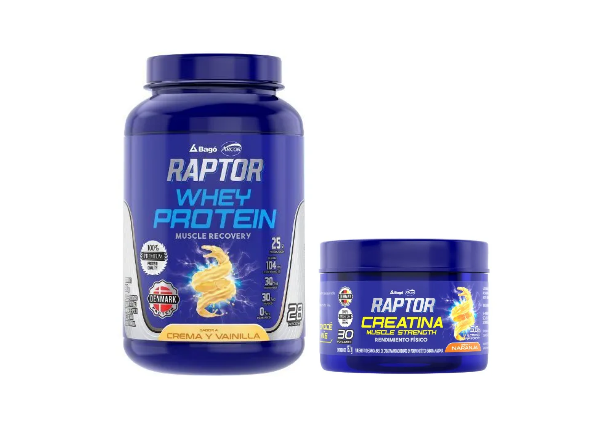 COMBO | Whey Protein Raptor 1009g  + Creatina Raptor 150g
